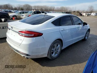 2018 Ford Fusion SE with VIN 3FA6P0HD8JR232074, listed as a Copart auction lot 43714775 with 113,118 mi miles and Salvage Title. Bid and sale history available at DreamBid. Image 3.