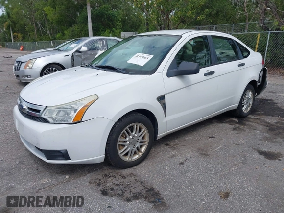 2008 Ford Focus SE with VIN 1FAHP35N98W280147, listed as a IAAI auction lot 41999465 with 133,511 mi miles. Bid and sale history available at carsss.com. Image 18.