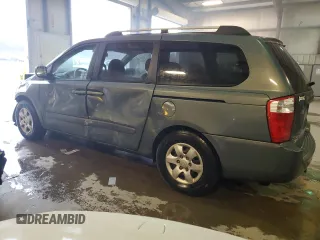 2006 Kia Sedona LX with VIN KNDMB233666079693, listed as a Copart auction lot 44993745 with 187,600 mi miles and Salvage Title. Bid and sale history available at carsss.com. Image 2.