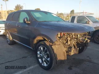2019 Dodge Durango GT Plus with VIN 1C4RDJDG9KC770353, listed as a IAAI auction lot 41454985 with 127,050 mi miles and . Bid and sale history available at DreamBid. Image 1.