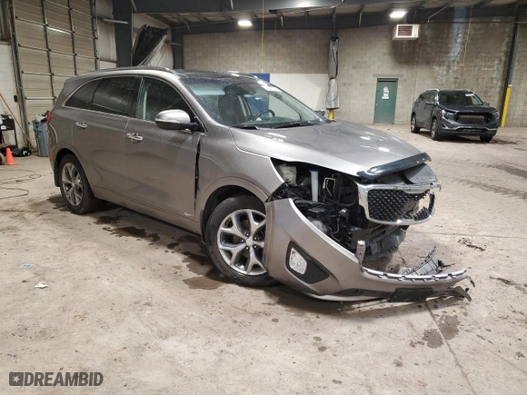 2017 Kia Sorento SX V6 with VIN 5XYPKDA59HG232192, listed as a Copart auction lot 42927095 with 110,966 mi miles and Salvage Title. Bid and sale history available at carsss.com. Image 4.