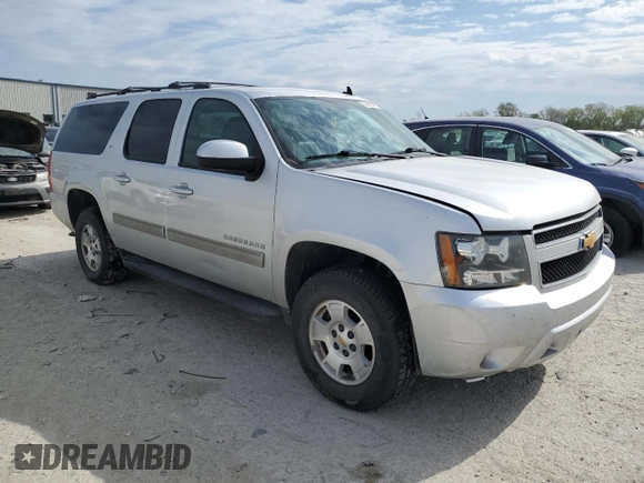 2014 Chevrolet Suburban LT with VIN 1GNSKJE7XER225339, listed as a Copart auction lot 53318195 with 207,134 mi miles and Salvage Title. Bid and sale history available at DreamBid. Image 4.