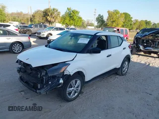 2022 Nissan Kicks S with VIN 3N1CP5BV5NL518813, listed as a IAAI auction lot 41693543 with 53,697 mi miles. Bid and sale history available at carsss.com. Image 18.
