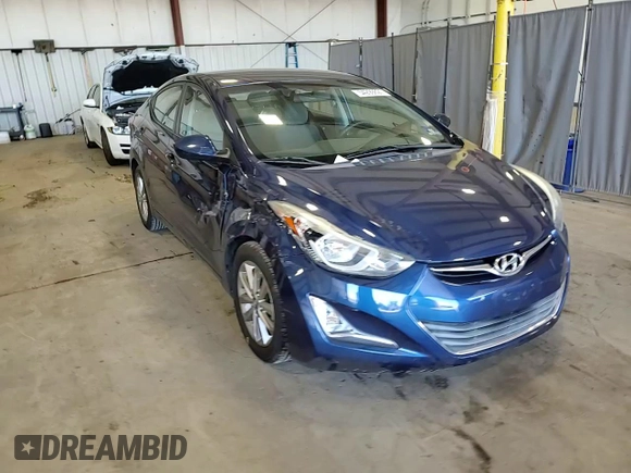 2015 Hyundai Elantra SE with VIN 5NPDH4AE9FH619848, listed as a Copart auction lot 54299825 with 49,432 mi miles and Salvage Title. Bid and sale history available at DreamBid. Image 13.