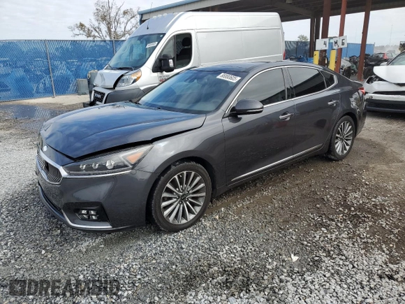 2017 Kia Cadenza Premium with VIN KNALC4J12H5068492, listed as a Copart auction lot 88880605 with 67,093 mi miles and Salvage Title. Bid and sale history available at carsss.com. Image 1.