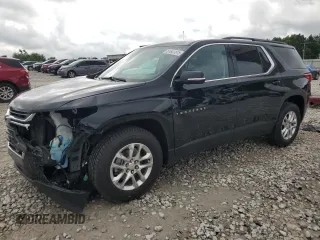 2019 Chevrolet Traverse LT Cloth z VIN 1GNEVGKW2KJ298220, wystawiony jako Copart lot #61637815 z przebiegiem 72 746 mil mil oraz Czysty tytuł • Clean title. Historia ofert i sprzedaży dostępna na DreamBid. Obrazek 1.