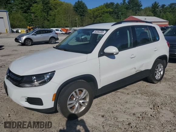 2017 Volkswagen Tiguan S z VIN WVGBV7AX0HK031002, wystawiony jako Copart lot #56384305 z przebiegiem 90 275 mil mil oraz Szkoda całkowita • Salvage title. Historia ofert i sprzedaży dostępna na DreamBid. Obrazek 1.