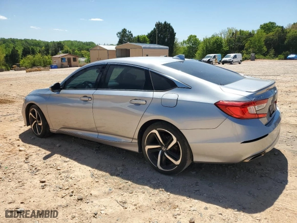 2018 Honda Accord Sedan Sport 1.5T with VIN 1HGCV1F30JA245013, listed as a Copart auction lot 53562735 with 0 mi miles and Salvage Title. Bid and sale history available at carsss.com. Image 2.