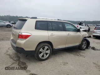 2012 Toyota Highlander Limited with VIN 5TDDK3EH9CS159855, listed as a Copart auction lot 45631385 with 0 mi miles and Salvage Title. Bid and sale history available at carsss.com. Image 3.