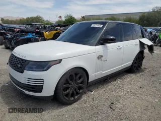 2019 Land Rover Range Rover z VIN SALGS2RE3KA547742, wystawiony jako Copart lot #56717635 z przebiegiem 72 080 mil mil oraz Szkoda całkowita • Salvage title. Historia ofert i sprzedaży dostępna na DreamBid. Obrazek 1.