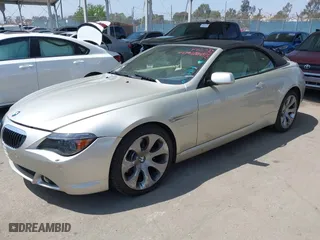 2007 BMW 6 Series 650i with VIN WBAEK135X7CN83521, listed as a IAAI auction lot 42078828 with 55,444 mi miles. Bid and sale history available at carsss.com. Image 17.