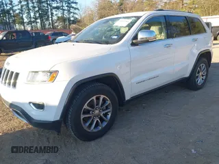 2014 Jeep Grand Cherokee Limited with VIN 1C4RJEBG9EC414265, listed as a IAAI auction lot 41843360 with 118,767 mi miles and . Bid and sale history available at DreamBid. Image 2.