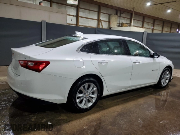 2025 Chevrolet Malibu LT with VIN 1G1ZD5ST9SF127094, listed as a Copart auction lot 50926015 with 9,533 mi miles and Clean Title. Bid and sale history available at DreamBid. Image 3.