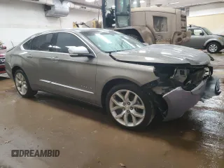 2018 Chevrolet Impala Premier with VIN 2G1125S39J9110015, listed as a Copart auction lot 86891744 with 124,108 mi miles and Salvage Title. Bid and sale history available at DreamBid. Image 4.