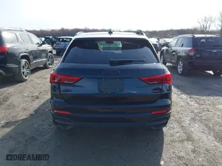 2023 Audi Q3 S line Premium with VIN WA1DECF38P1111626, listed as a IAAI auction lot 41935732 with 38,777 mi miles. Bid and sale history available at carsss.com. Image 16.