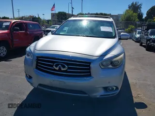 2013 Infiniti JX35 with VIN 5N1AL0MMXDC345352, listed as a IAAI auction lot 40145431 with 105,286 mi miles and . Bid and sale history available at DreamBid. Image 13.