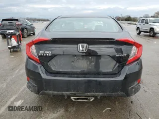 2019 Honda Civic Sport with VIN 2HGFC2F83KH550531, listed as a Copart auction lot 46106134 with 50,988 mi miles and Salvage title. Bid and sale history available at DreamBid. Image 6.