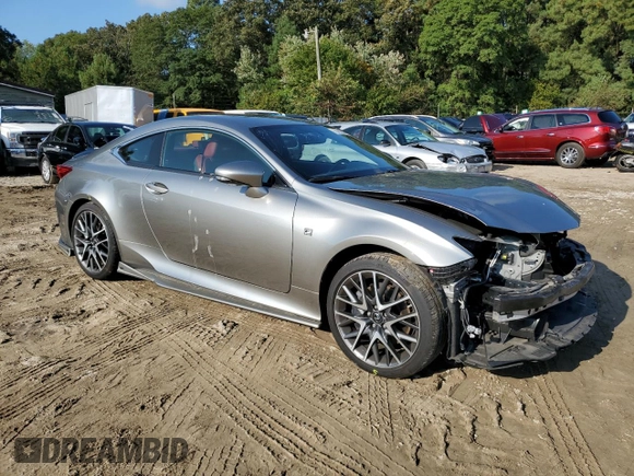 2017 Lexus RC with VIN JTHSM5BC4H5003210, listed as a Copart auction lot 70782574 with 38,545 mi miles and Salvage Title. Bid and sale history available at carsss.com. Image 4.