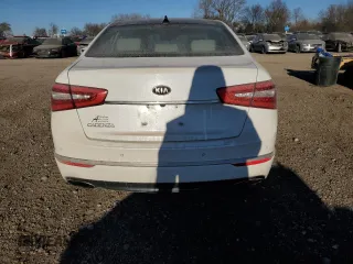 2014 Kia Cadenza Premium with VIN KNALN4D79E5129441, listed as a Copart auction lot 81948204 with 153,226 mi miles and Salvage Title. Bid and sale history available at carsss.com. Image 6.