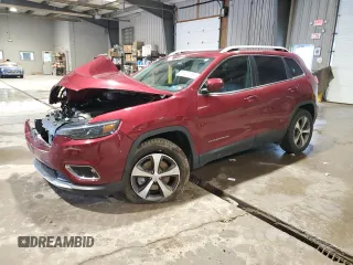 2020 Jeep Cherokee Limited with VIN 1C4PJMDX4LD649713, listed as a Copart auction lot 51147215 with 53,170 mi miles and Salvage Title. Bid and sale history available at carsss.com. Image 1.