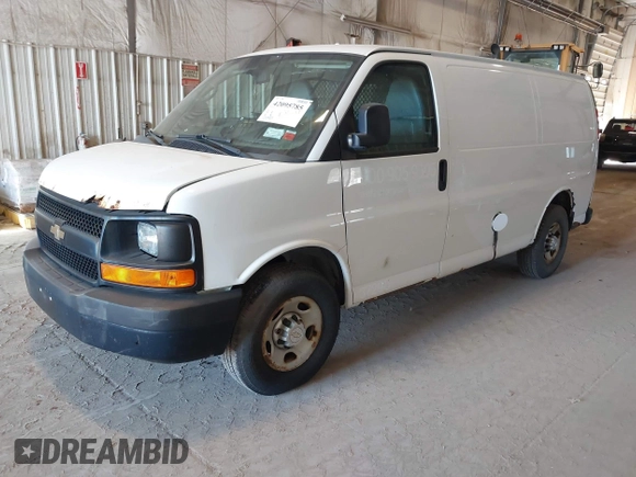 2013 Chevrolet Express Cargo Van with VIN 1GCWGFCA0D1156858, listed as a IAAI auction lot 42095785 with 223,413 mi miles. Bid and sale history available at carsss.com. Image 17.