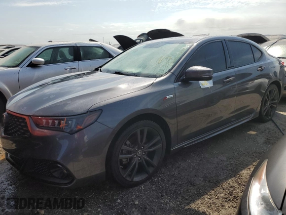 2020 Acura TLX w/A-Spec Pkg with VIN 19UUB3F69LA001401, listed as a Copart auction lot 74666004 with 0 mi miles and Salvage Title. Bid and sale history available at carsss.com. Image 1.