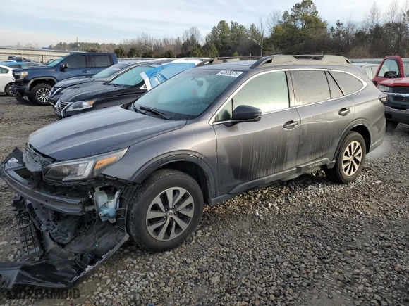 2021 Subaru Outback Premium with VIN 4S4BTAFC7M3208593, listed as a Copart auction lot 42805575 with 68,610 mi miles and Salvage Title. Bid and sale history available at carsss.com. Image 1.
