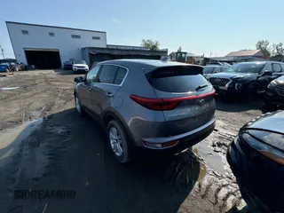2018 Kia Sportage LX with VIN KNDPM3AC1J7480247, listed as a Copart auction lot 65893204 with 152,845 mi miles and Salvage Title. Bid and sale history available at carsss.com. Image 3.