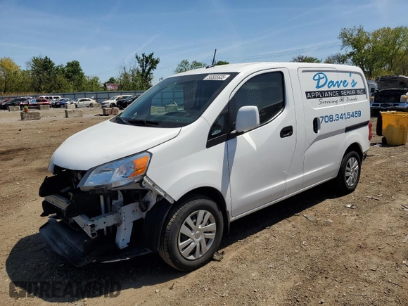 2021 Nissan NV200 S with VIN 3N6CM0KNXMK707399, listed as a Copart auction lot 56585605 with 51,484 mi miles and Salvage title. Bid and sale history available at DreamBid. Image 1.