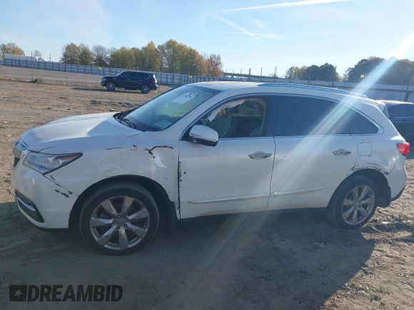 2014 Acura MDX Advance with VIN 5FRYD4H8XEB043793, listed as a IAAI auction lot 41092262 with 140,792 mi miles and . Bid and sale history available at carsss.com. Image 14.