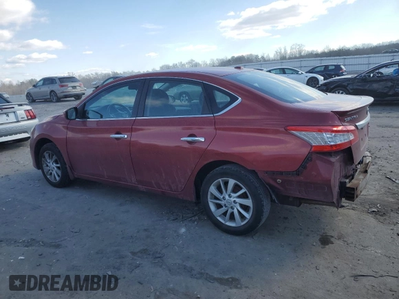 2015 Nissan Sentra SL with VIN 3N1AB7AP1FY348085, listed as a Copart auction lot 47015205 with 159,252 mi miles and Salvage Title. Bid and sale history available at DreamBid. Image 2.