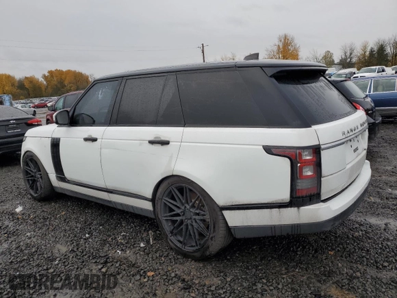 2017 Land Rover Range Rover with VIN SALGR2FK9HA360049, listed as a Copart auction lot 82036974 with 52,843 mi miles and Clean title. Bid and sale history available at DreamBid. Image 2.