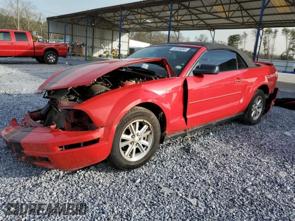 2008 Ford Mustang Deluxe with VIN 1ZVHT84N385146001, listed as a Copart auction lot 45558095 with 222,148 mi miles and Salvage Title. Bid and sale history available at carsss.com. Image 1.
