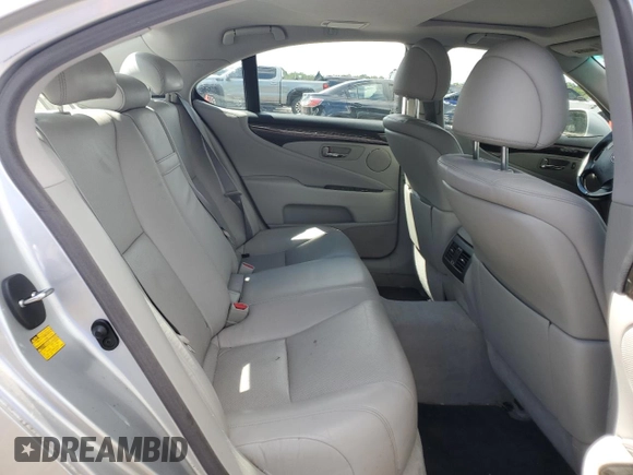 2011 Lexus LS 460 with VIN JTHBL5EF6B5105009, listed as a Copart auction lot 56377035 with 99,513 mi miles and Salvage title. Bid and sale history available at DreamBid. Image 10.