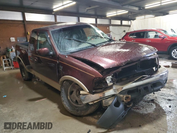 2000 Ford F-150 XL with VIN 2FTRX08L4YCA83664, listed as a Copart auction lot 58899725 with Not provided miles and Salvage title. Bid and sale history available at DreamBid. Image 4.
