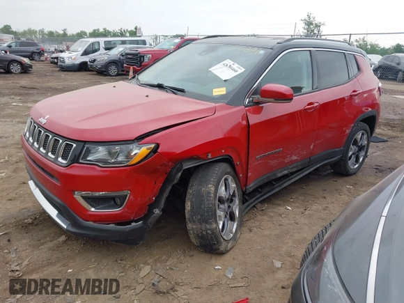 2021 Jeep Compass Limited with VIN 3C4NJDCB4MT515891, listed as a IAAI auction lot 42430460 with 46,119 mi miles and . Bid and sale history available at DreamBid. Image 2.