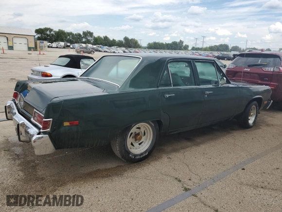 1976 Plymouth Valiant z VIN VL41C6F132520, wystawiony jako Copart lot #63045165 z przebiegiem 63 541 mil mil oraz Szkoda całkowita • Salvage title. Historia ofert i sprzedaży dostępna na DreamBid. Obrazek 3.