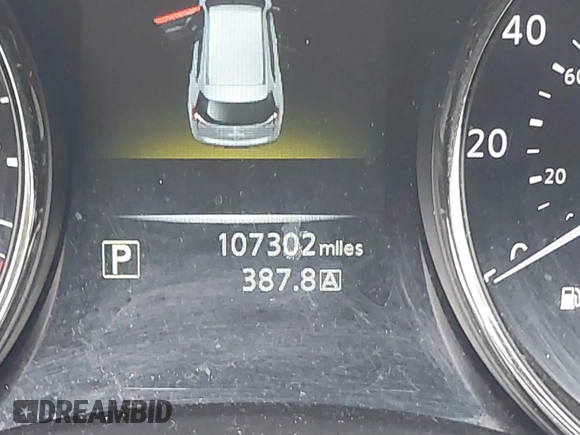 2016 Nissan Rogue S with VIN JN8AT2MV6GW131099, listed as a IAAI auction lot 41185415 with 107,302 mi miles. Bid and sale history available at carsss.com. Image 15.