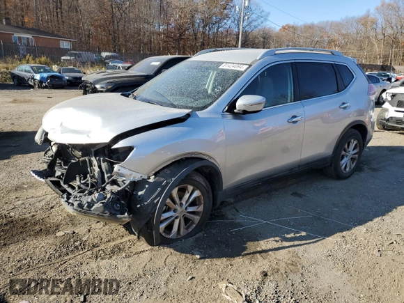 2014 Nissan Rogue SL with VIN 5N1AT2MV3EC769879, listed as a Copart auction lot 81424094 with 56,807 mi miles and Clean Title. Bid and sale history available at carsss.com. Image 1.