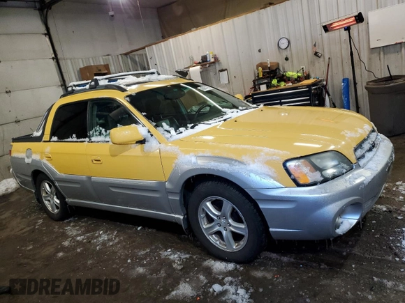 2003 Subaru Baja с VIN 4S4BT61C136104148, выставлен на аукционе Copart как лот 45051165 с пробегом 222 985 миль миль и Чистый • Clean title. История ставок и продаж доступна на DreamBid. Изображение 4.