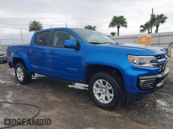2022 Chevrolet Colorado 2WD LT with VIN 1GCGSCEA3N1298704, listed as a Copart auction lot 81859614 with Not provided miles and Non repairable. Bid and sale history available at DreamBid. Image 4.