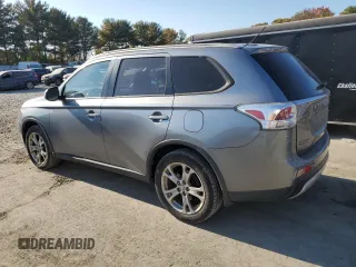 2015 Mitsubishi Outlander SE with VIN JA4AZ3A32FZ007146, listed as a Copart auction lot 76704484 with 159,839 mi miles and Salvage title. Bid and sale history available at DreamBid. Image 2.