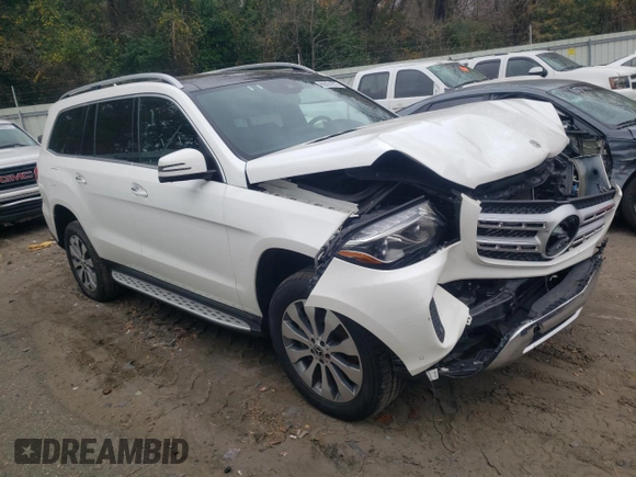 2019 Mercedes-Benz GLS with VIN 4JGDF6EE4KB219179, listed as a Copart auction lot 69351872 with 57,675 mi miles. Bid and sale history available at carsss.com. Image 4.