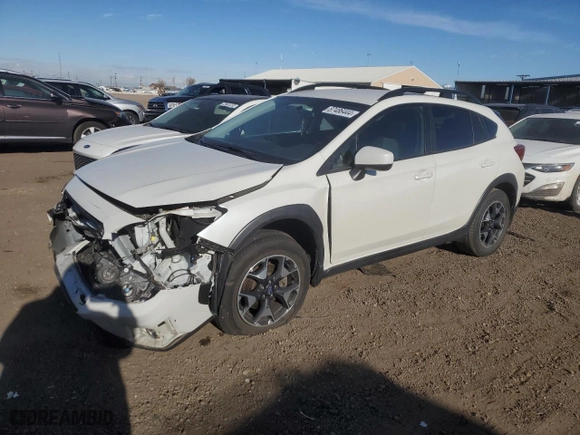 2019 Subaru Crosstrek Premium with VIN JF2GTACC8KG281915, listed as a Copart auction lot 87486444 with 55,596 mi miles and Salvage Title. Bid and sale history available at carsss.com. Image 1.