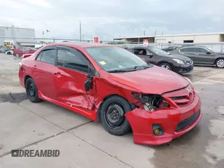 2013 Toyota Corolla L with VIN 5YFBU4EE8DP218935, listed as a IAAI auction lot 41881248 with 120,210 mi miles. Bid and sale history available at carsss.com. Image 1.