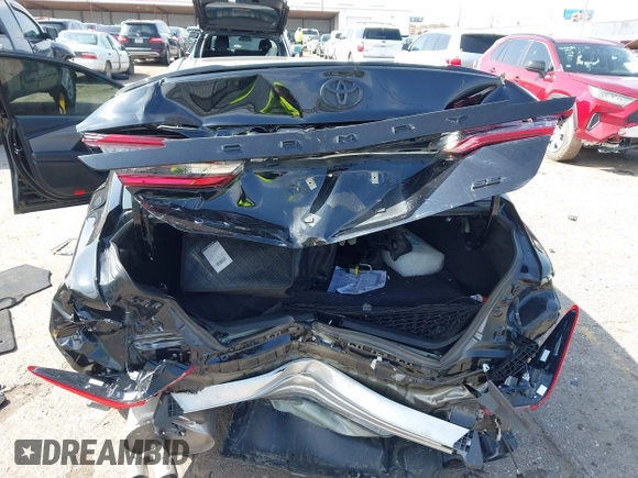 2025 Toyota Camry LE with VIN 4T1DAACK6SU029608, listed as a IAAI auction lot 41571751 with 9,030 mi miles and . Bid and sale history available at DreamBid. Image 6.