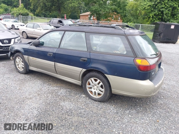 2002 Subaru Legacy Outback with VIN 4S3BH665827631841, listed as a IAAI auction lot 42649083 with 208,903 mi miles and . Bid and sale history available at DreamBid. Image 3.