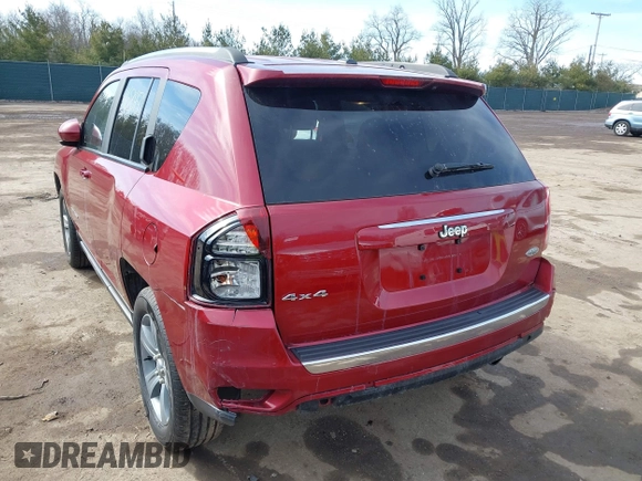 2016 Jeep Compass Latitude with VIN 1C4NJDEB1GD654917, listed as a IAAI auction lot 41680450 with 100,064 mi miles and . Bid and sale history available at DreamBid. Image 3.