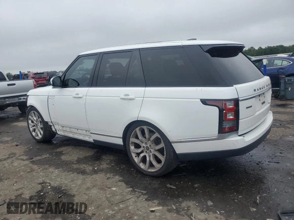 2014 Land Rover Range Rover Supercharged with VIN SALGS2EFXEA152556, listed as a Copart auction lot 61001895 with 133,799 mi miles and Salvage title. Bid and sale history available at DreamBid. Image 2.