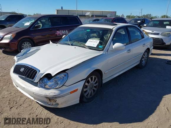 2004 Hyundai Sonata GLS with VIN KMHWF35H34A971076, listed as a IAAI auction lot 41817272 with 125,278 mi miles. Bid and sale history available at carsss.com. Image 17.
